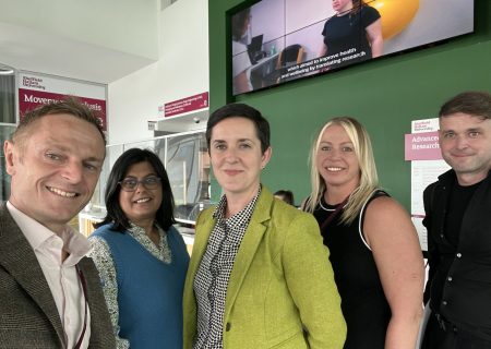 Katharine Hammond of SYMCA with AWRC Leadership