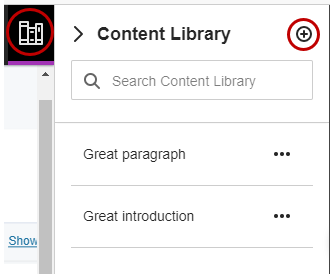 Bb Annotate Content Library