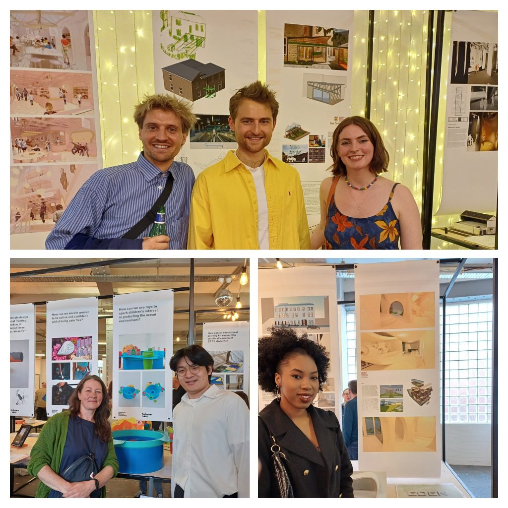 Figure 1 shows some art and design students at their graduation degree show as part of Sheffield Hallam Future Now festival of creativity.