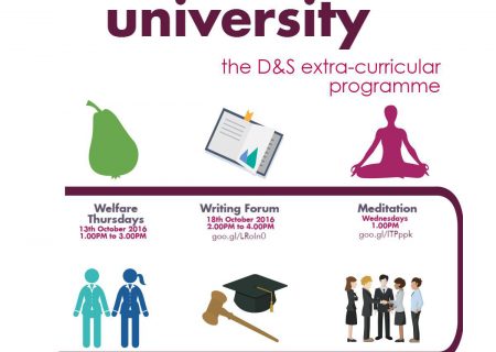 inforgraphic of university extra-curricular programme